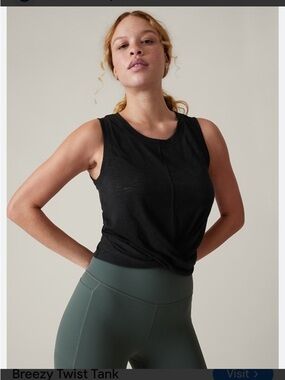 Women’s Black Athleta Breezy Twist Tank